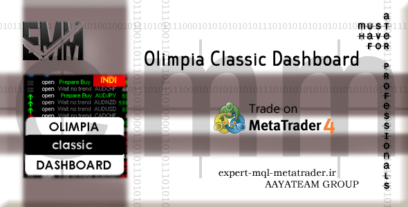 ربات معامله گر خودکار و استراتژی ساز Olimpia Classic Dashboard متاتریدر 4 فارکس سایت mql5.com